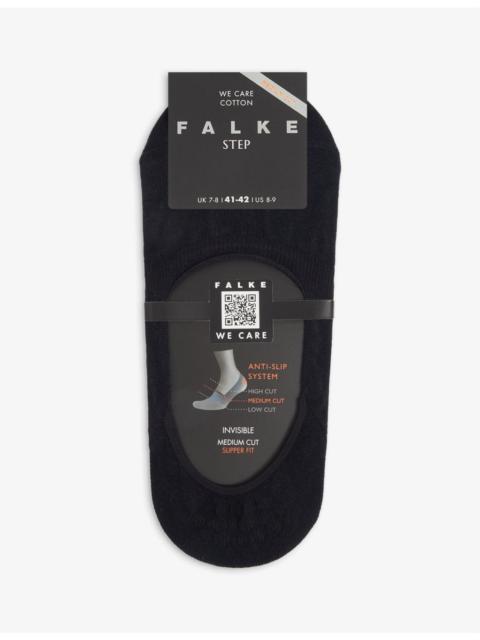 FALKE Step medium-cut invisible cotton-blend socks