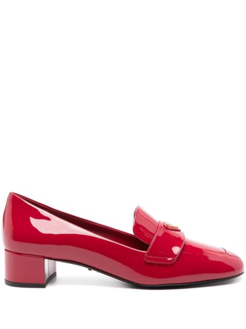 35mm patent-leather pumps