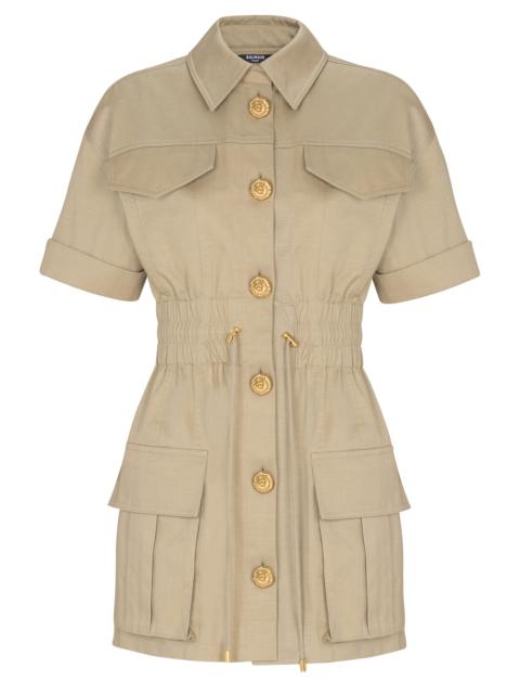 Balmain Four Pocket Button Dress