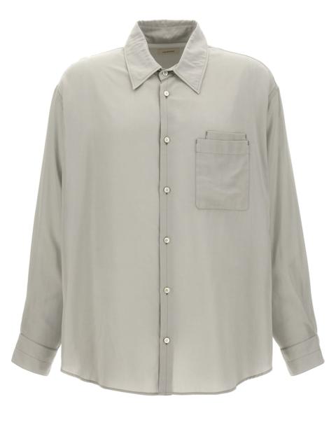 Lemaire Double Pocket Shirt, Blouse Gray