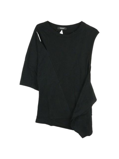 UNDERCOVER asymmetric cotton T-shirt