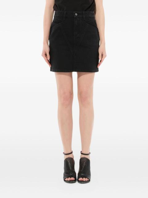 Givenchy A-line denim mini skirt