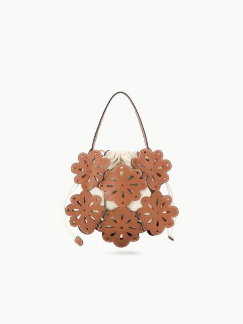 STAUD FLORA BASKET BAG TAN