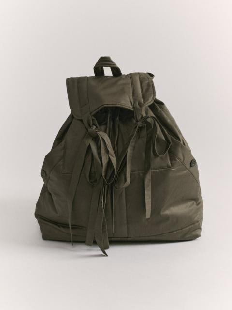 CASEY/CASEY MILI BACK PACK - LACQUED - OLIVE