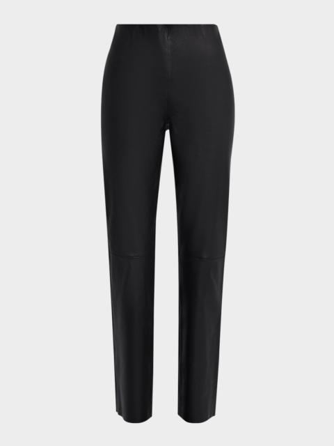 BY MALENE BIRGER Forentina Slim Lambskin Leather Pants