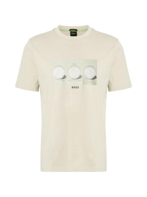 BOSS print short-sleeves T-shirt