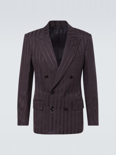 TOM FORD Striped jacquard blazer