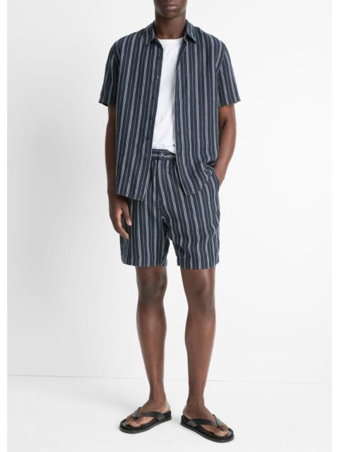 Vince Mesa Stripe Hemp Beach Short