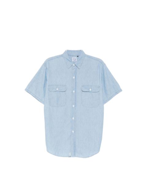 orSlow SHORT-SLEEVE CHAMBRAY SHIRT