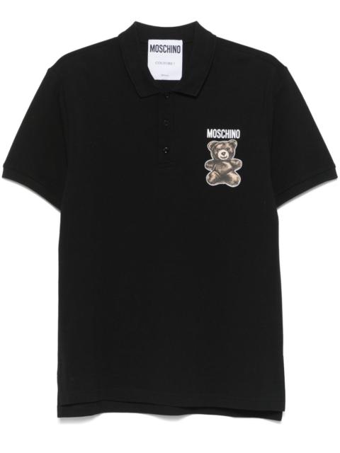 Moschino Teddy Bear-print polo shirt