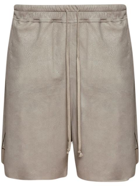 Rick Owens leather shorts