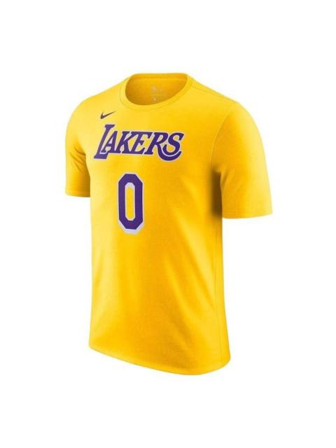 Nike Nike Men Los Angeles Lakers Hyperlite Shooter T-Shirt 'Yellow' CV8528-733