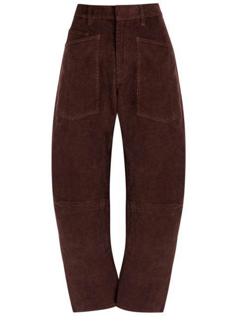 NILI LOTAN Nili Lotan Shon Barrel-leg Corduroy Trousers