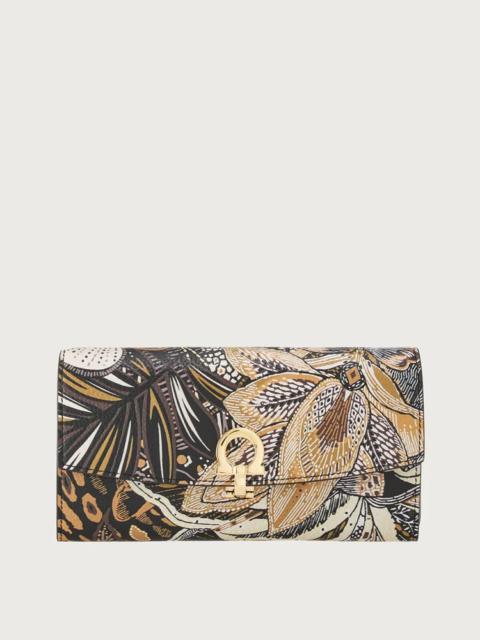 FERRAGAMO GANCINI CONTINENTAL WALLET