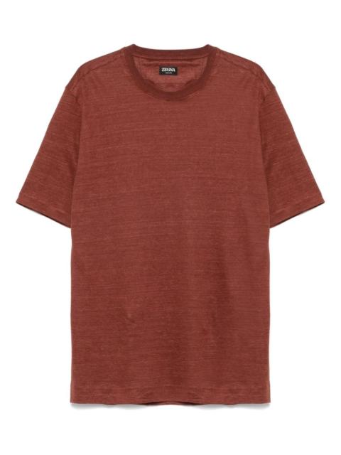 ZEGNA linen short-sleeve t-shirt