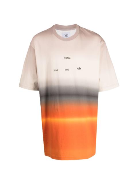 Song for the Mute x adidas gradient-effect T-shirt