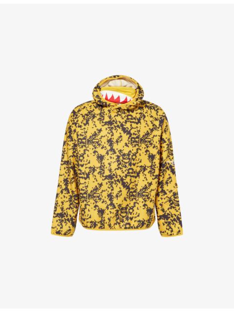A BATHING APE® Bape x Kazuki Camouflage-Print Fleece Hoody