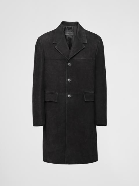 Suede coat