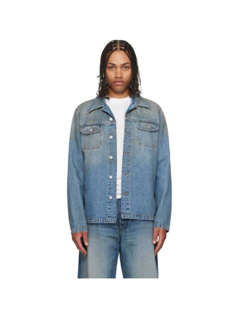 MM6 Maison Margiela Blue Denim Trucker Jacket
