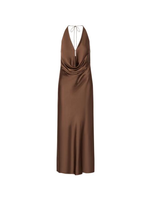 ROTATE halterneck maxi dress