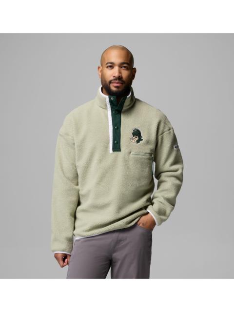 Columbia Men's Collegiate Helvetia Half Snap Fleece - Michigan State