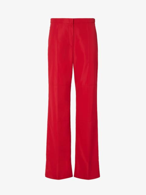 FENDI Pants Red technical viscose pants