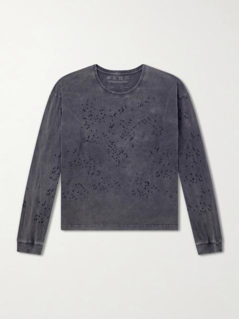 mfpen Distressed Organic Cotton-Jersey T-Shirt