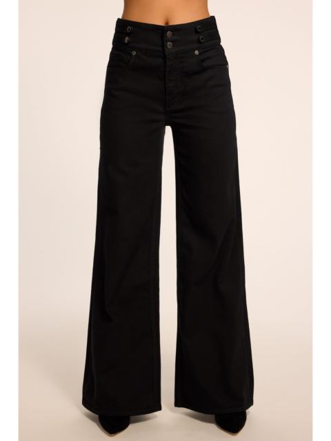 RAMY BROOK Liv High-Rise Wide Leg Jean | BLACK