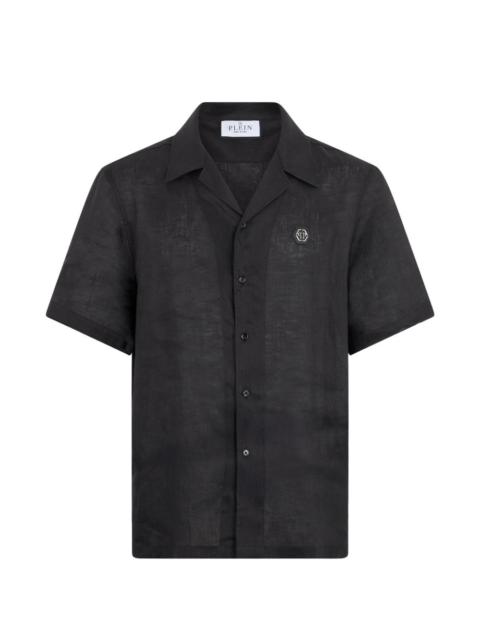 PHILIPP PLEIN black bowling shirt