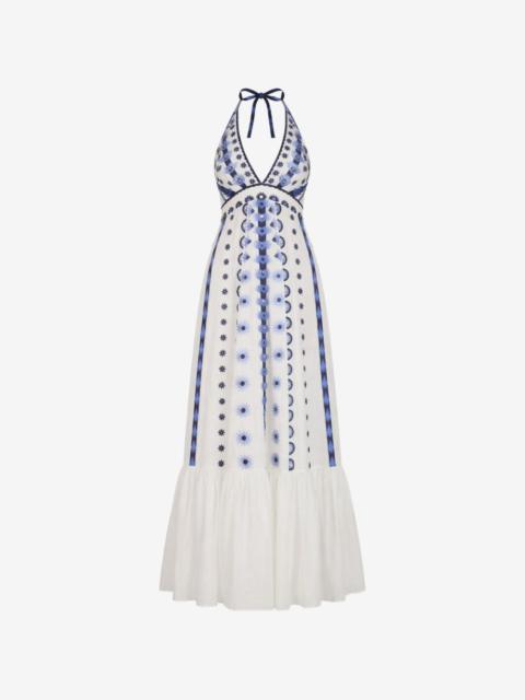 Temperley London Edith halter maxi dress