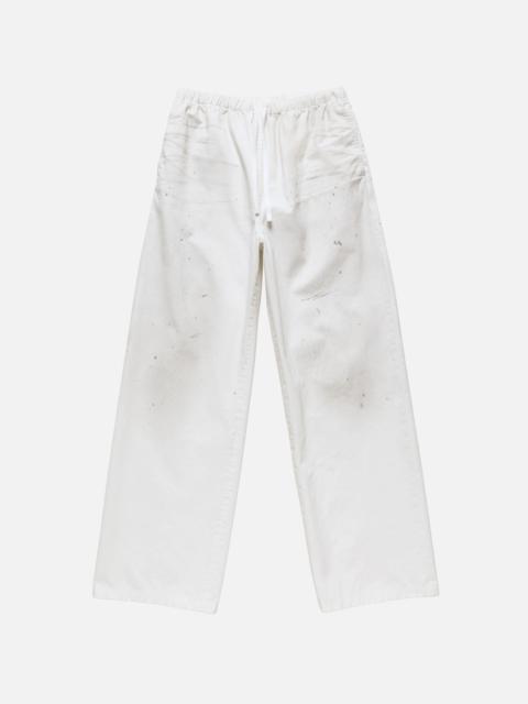 Acne Studios Peached cotton trousers - White