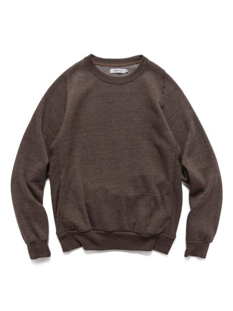 nonnative Dweller Crew Pullover C/P/R Sweat Brown