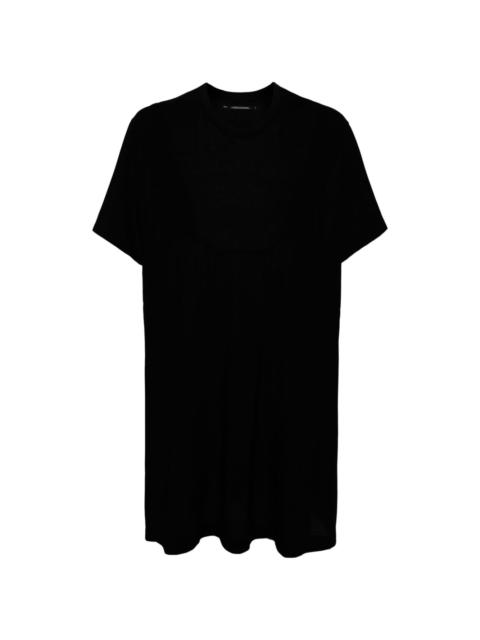 fine-knit cotton T-shirt