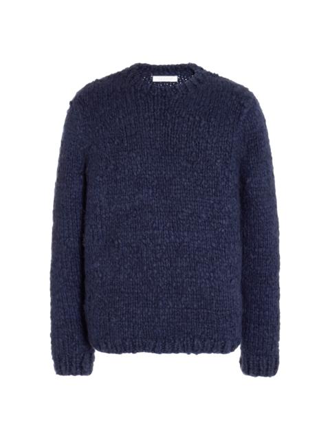 Lawrence Knit Sweater in Navy Welfat Cashmere