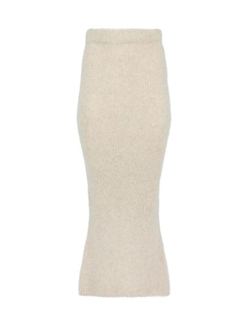 entire studios KNIT TUBE SKIRT VANILLA