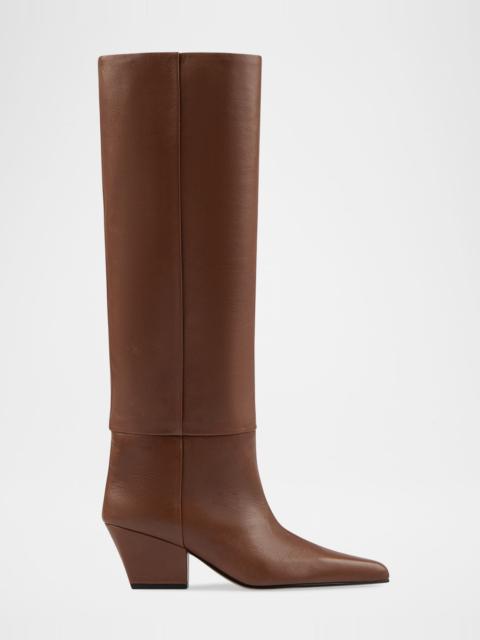 PARIS TEXAS Jane Leather Knee Boots