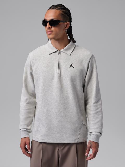 Jordan Jordan Men's 1/2-Zip Collared Long-Sleeve Golf Top