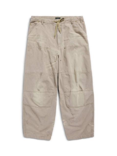 BALENCIAGA Men's Double Knee Pants in Beige