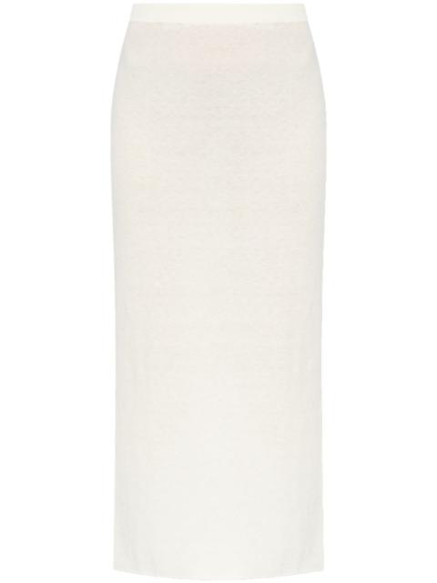 LISA YANG knitted column skirt
