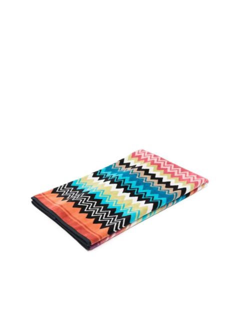 Missoni zigzag-pattern cotton bath mat