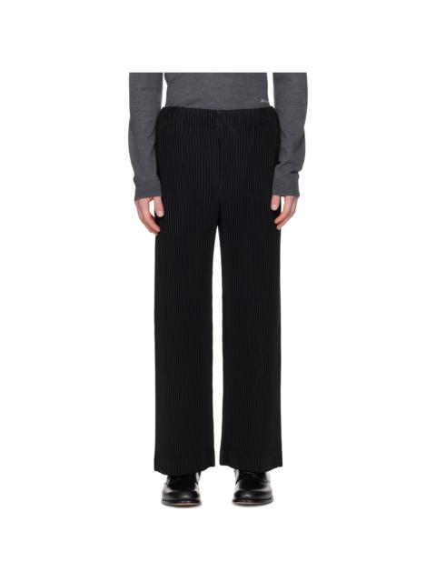 ISSEY MIYAKE Black Monthly Colors October Trousers