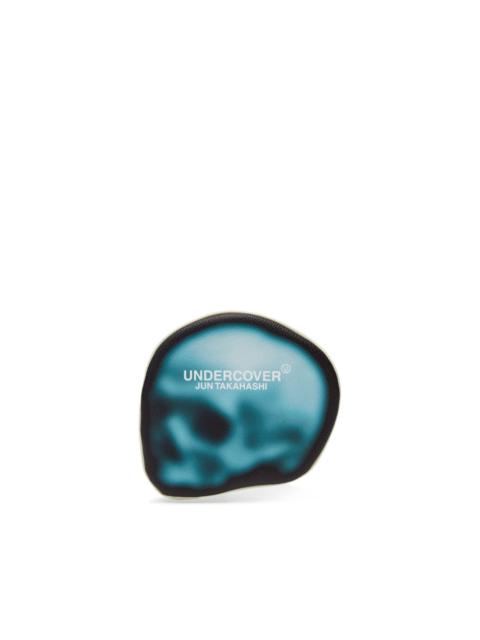 UNDERCOVER skull-print faux-leather wallet