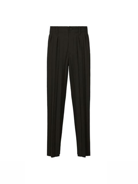 ISSEY MIYAKE FEBRUARY SS26 EDGE ENSEMBLE PANTS - BLACK