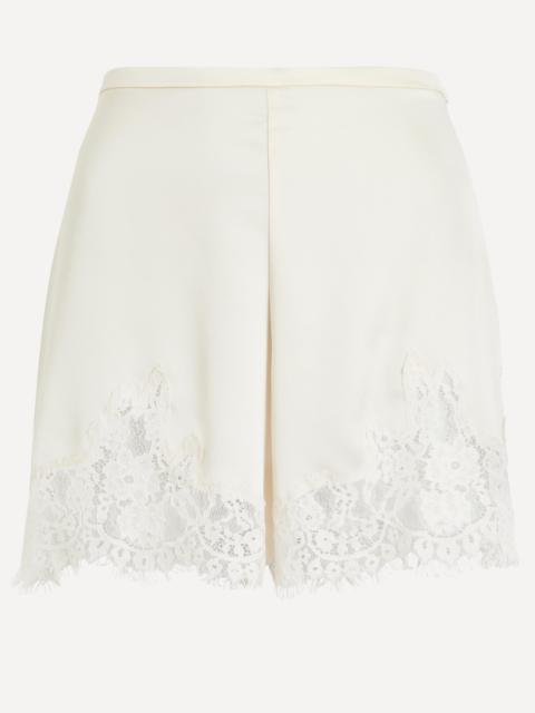 Reformation Fern Satin Shorts