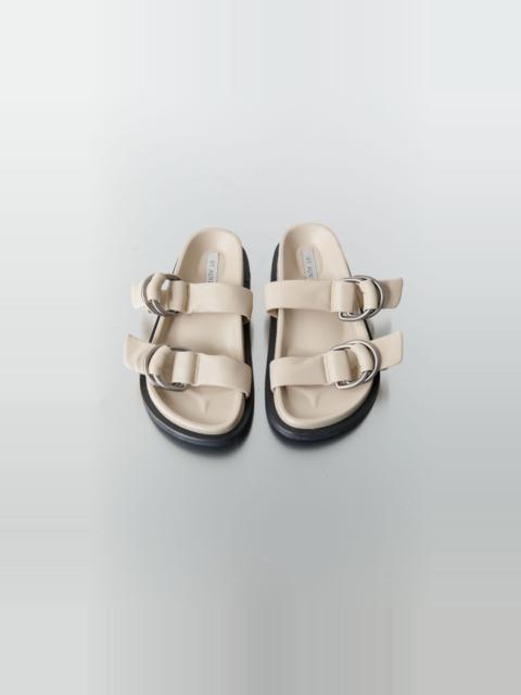 ST. AGNI Ring Detail Slide - Ecru