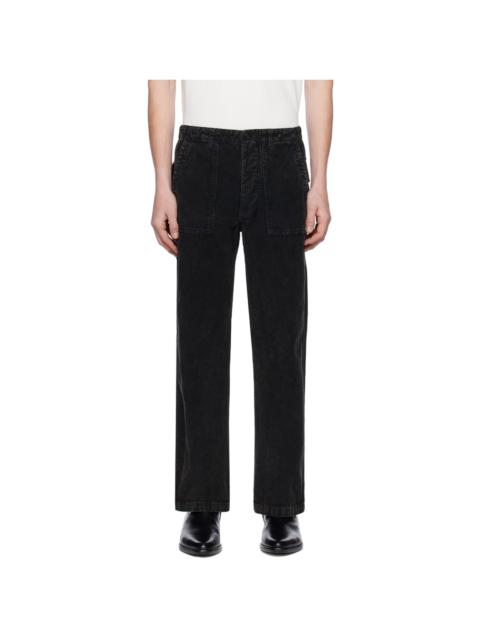 RE/DONE Black Modern Utility Trousers