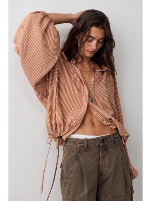 FREE PEOPLE We The Free In My Bubble Button Down Top
