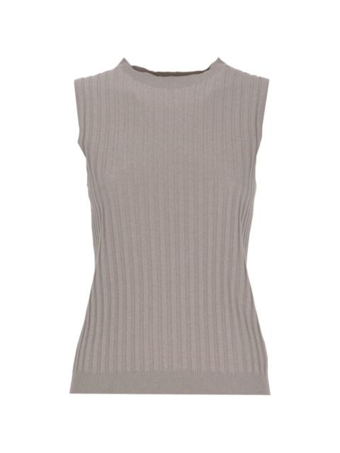 PESERICO ribbed-knit tank top