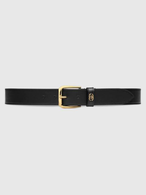 GUCCI Belt with square buckle and Interlocking G