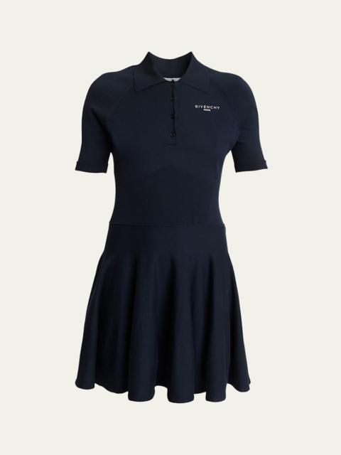 Givenchy A-Line Short Polo Dress
